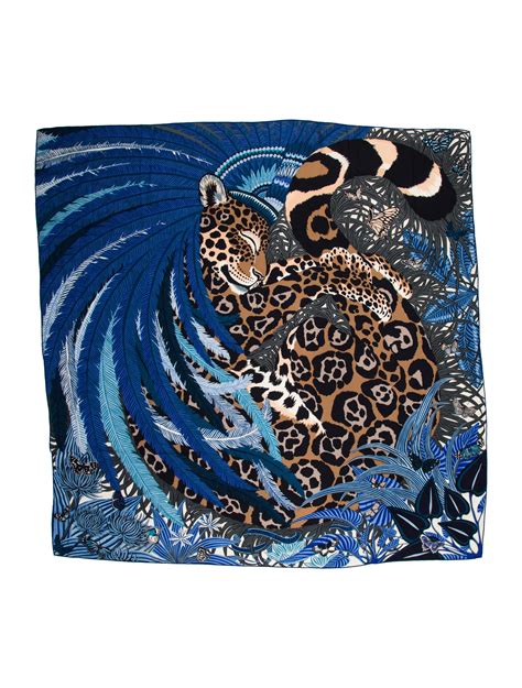 Hermes Jaguar Quetzal Shawl 